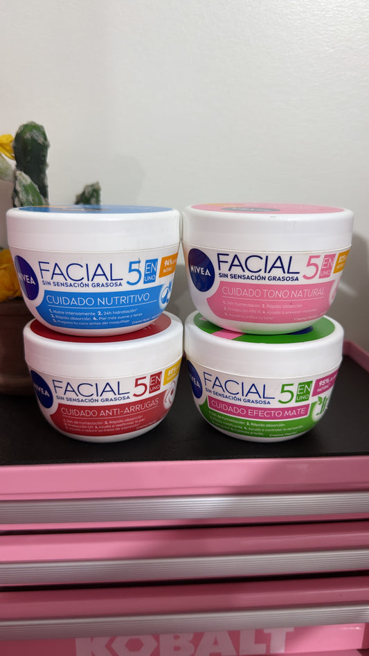 Nivea crema facial 5