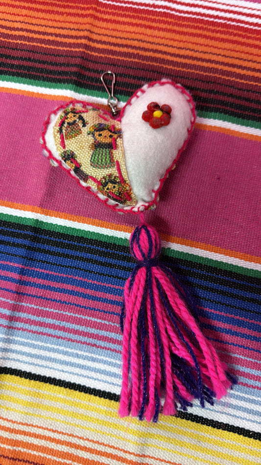 Heart keychain
